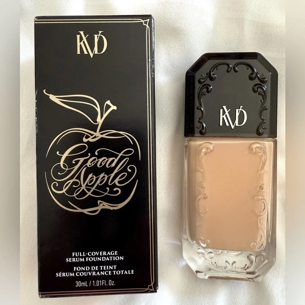 NIB* KVD Good Apple Full-Coverage Serum Foundation Medium 30 - 1.01 fl oz